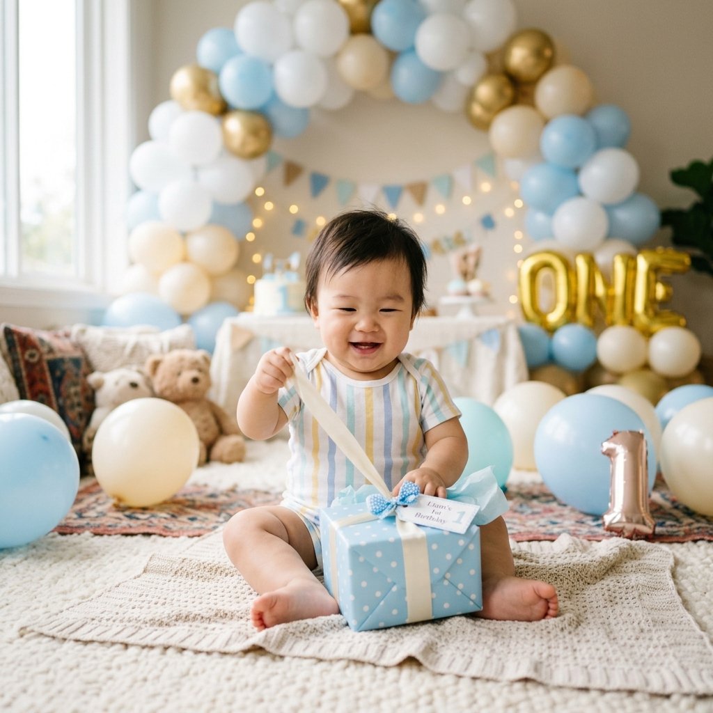 Momen Buka Kado Ulang Tahun